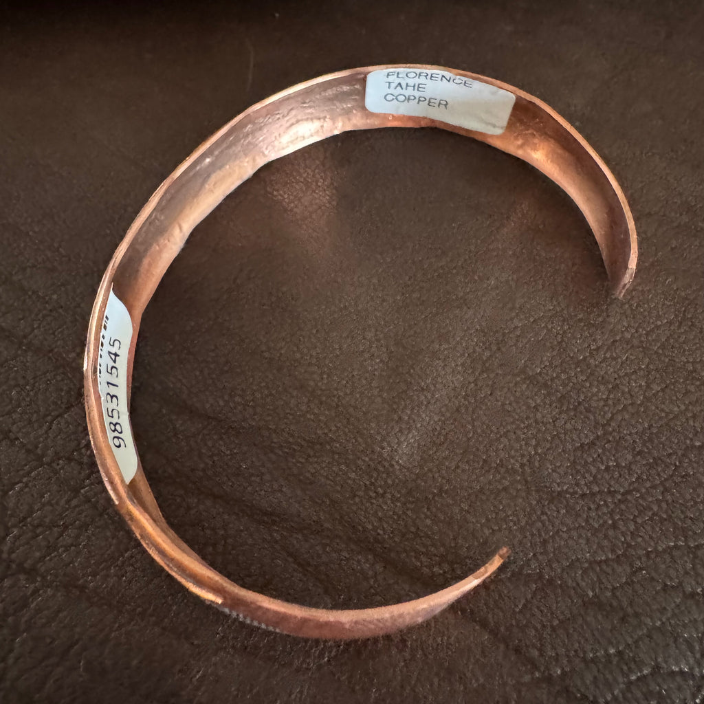 Copper Stampwork Cuff