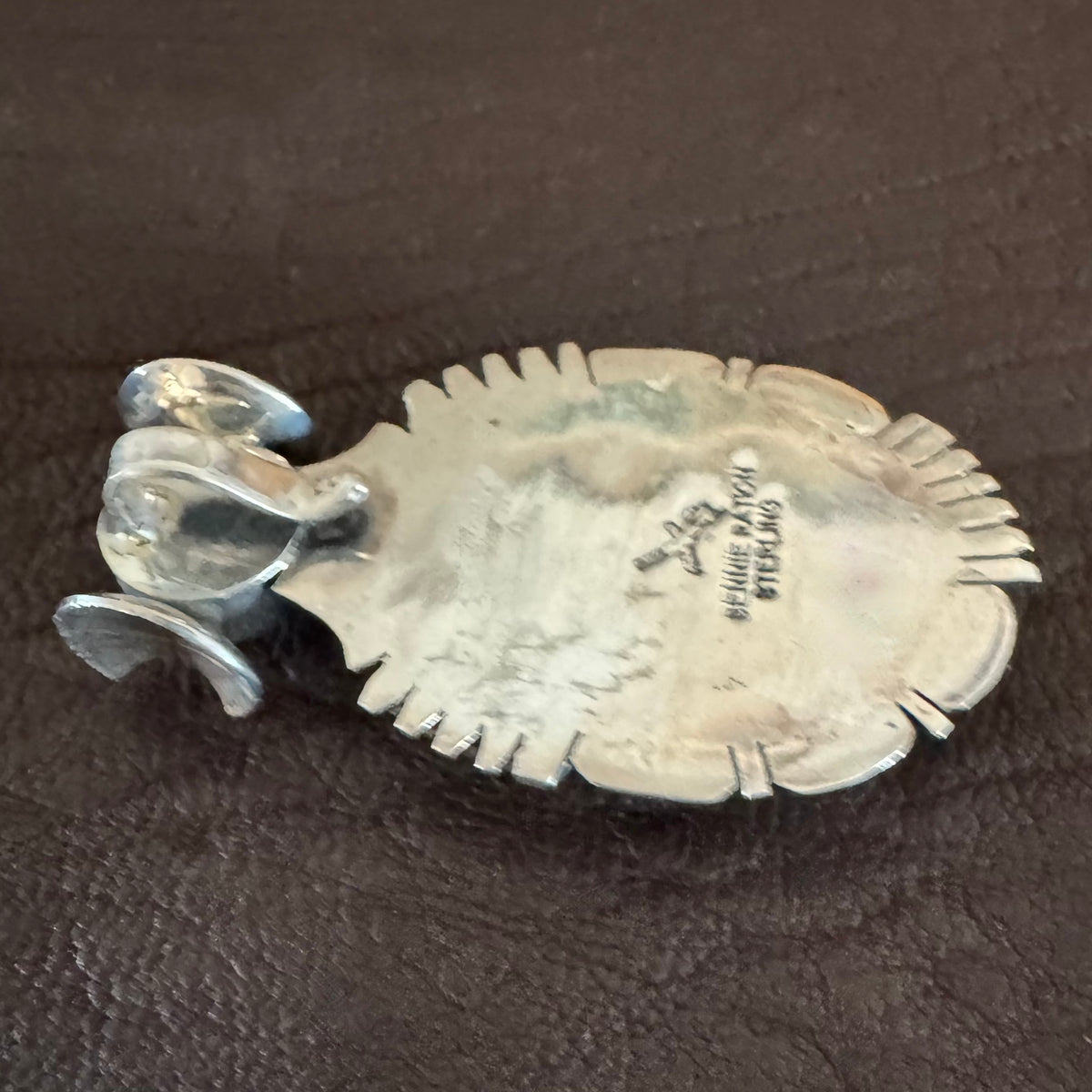 Bennie Ration Turquoise Kachina Pendant