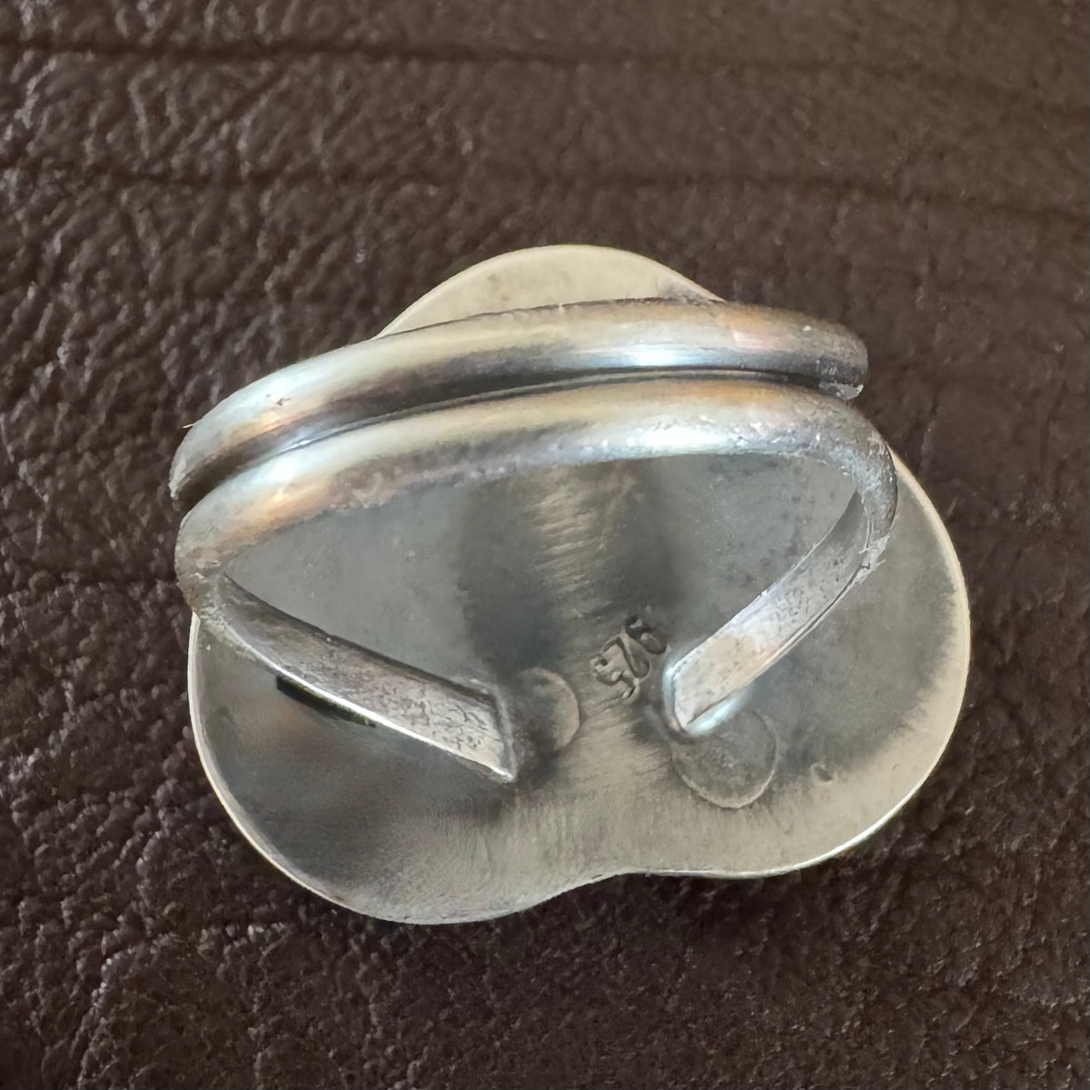 Purple Spiny Oyster Heart Ring