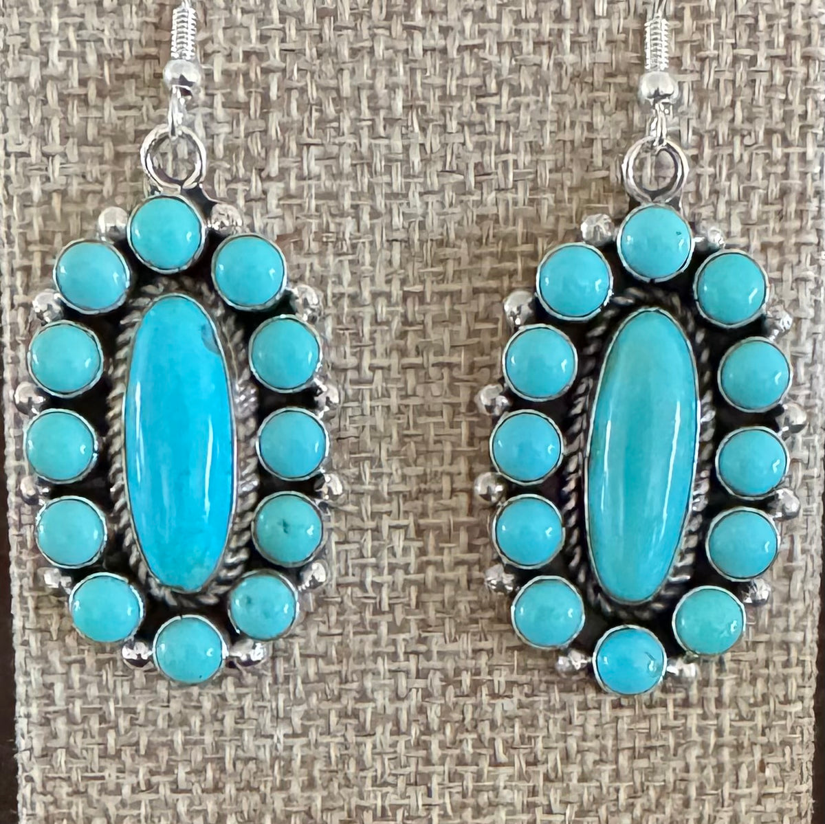 Campitos Turquoise Cluster Earrings