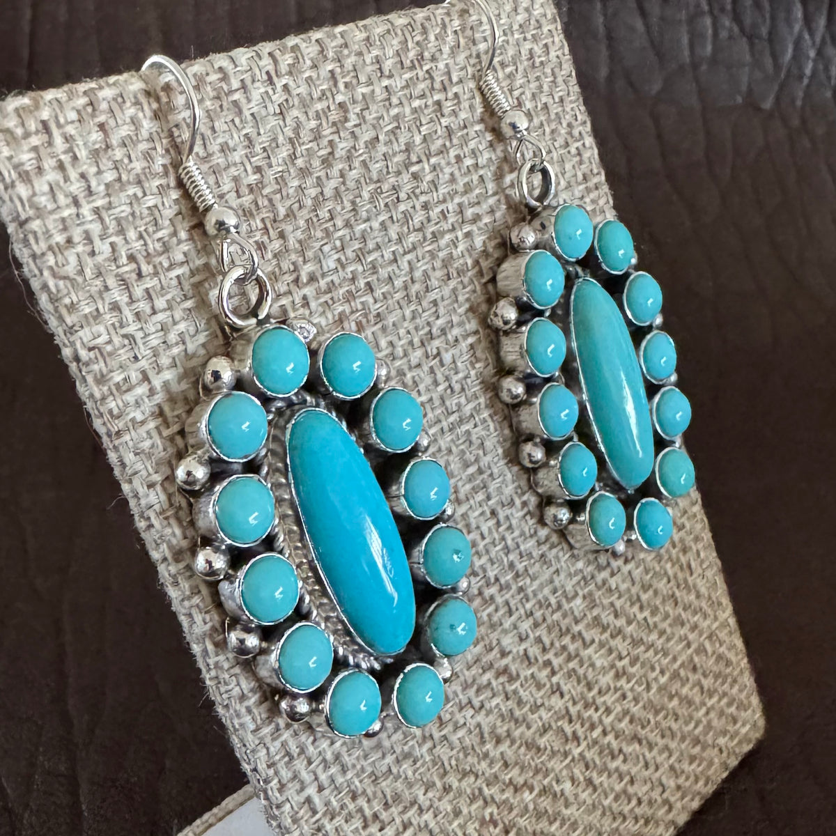 Campitos Turquoise Cluster Earrings