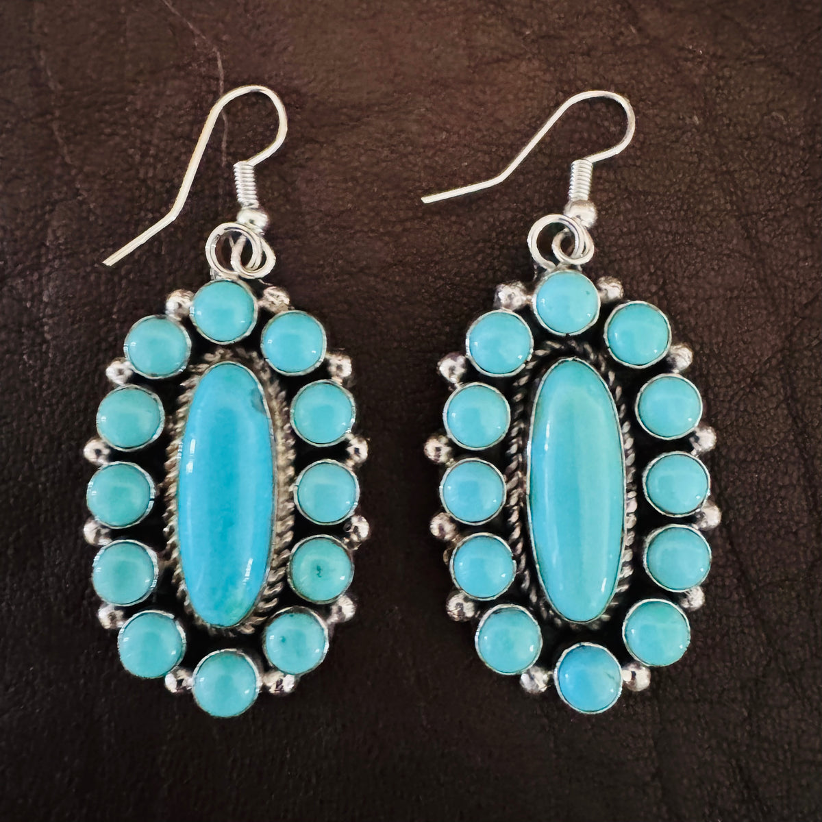 Campitos Turquoise Cluster Earrings