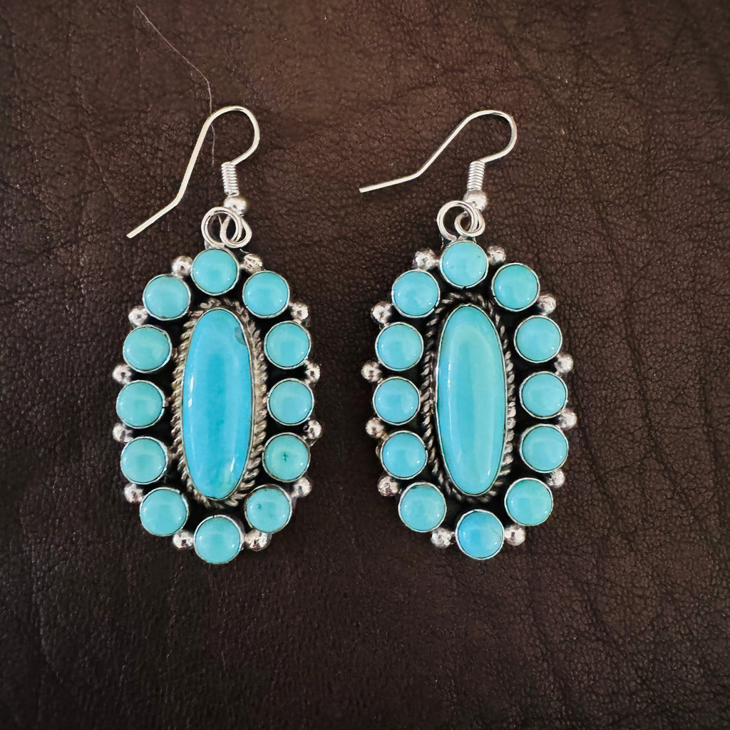 Campitos Turquoise Cluster Earrings