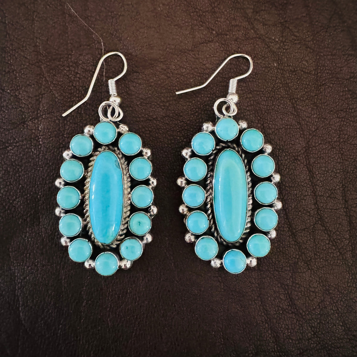 Campitos Turquoise Cluster Earrings