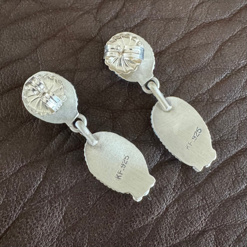 Golden Hills Turquoise Dangle Earrings