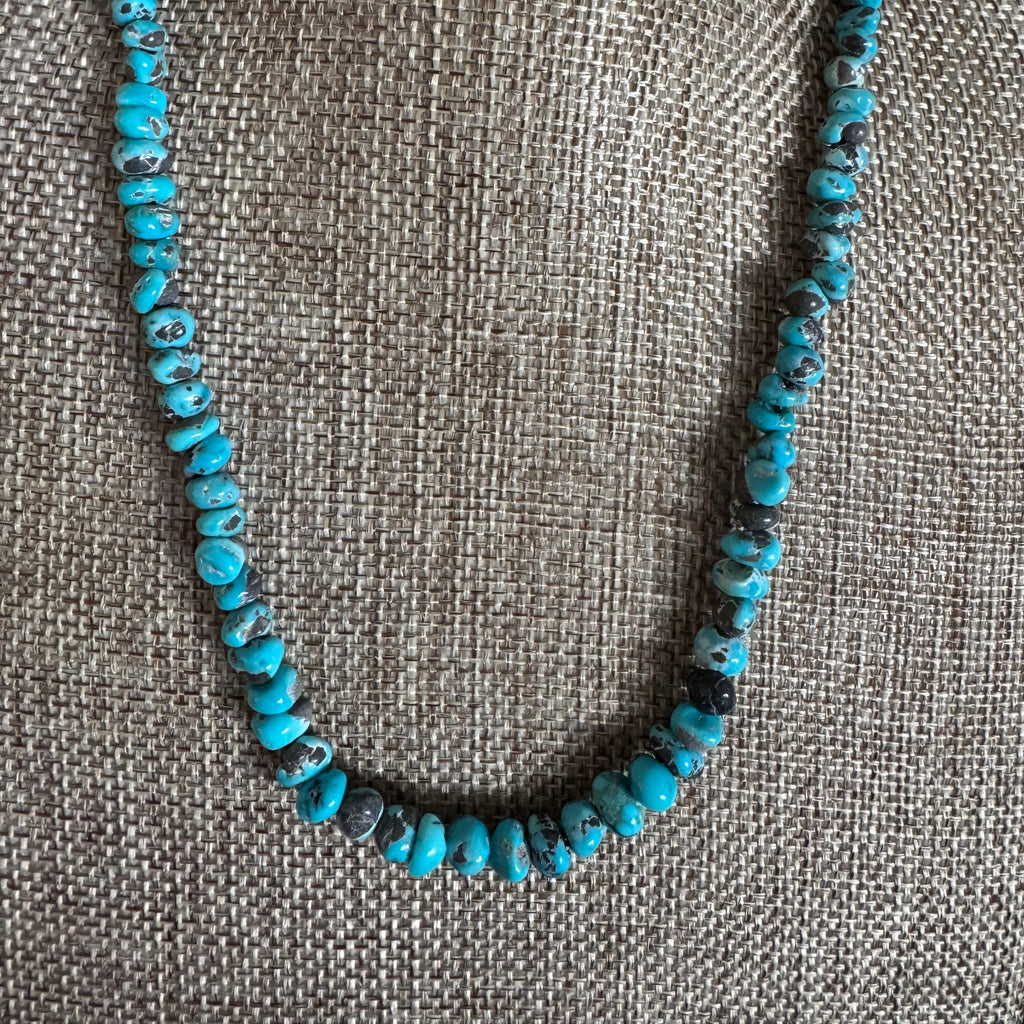 Navajo Lone Mountain Turquoise Necklace Strand
