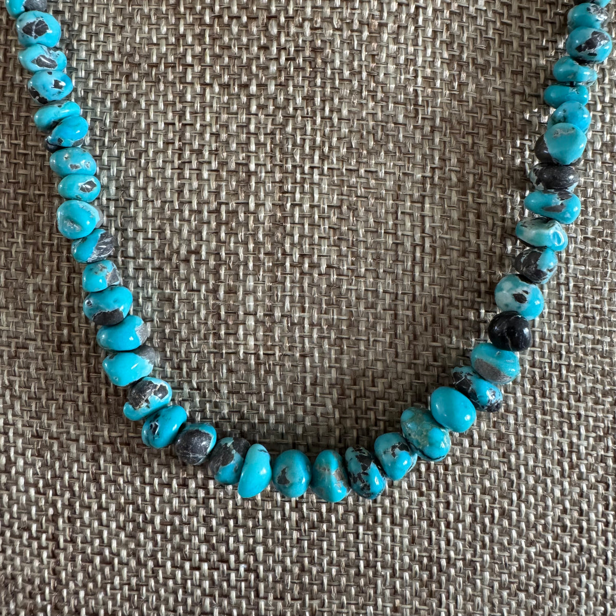 Navajo Lone Mountain Turquoise Necklace Strand