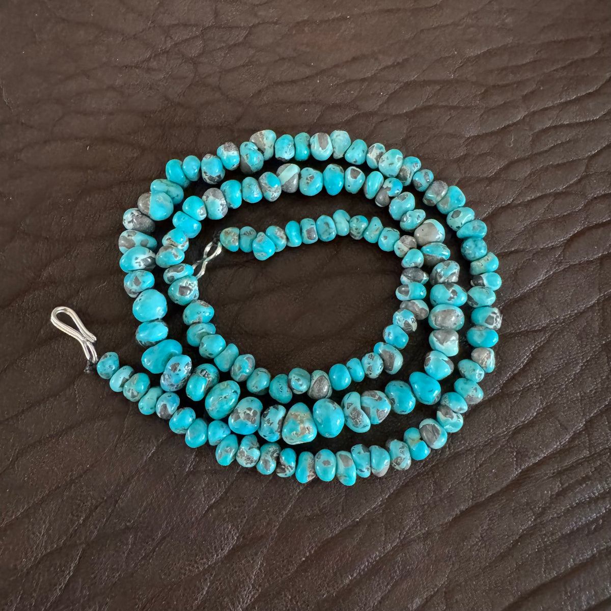 Navajo Lone Mountain Turquoise Necklace Strand