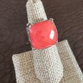 Sterling & 14K Cherry Quartz Ring by Murphy Platero