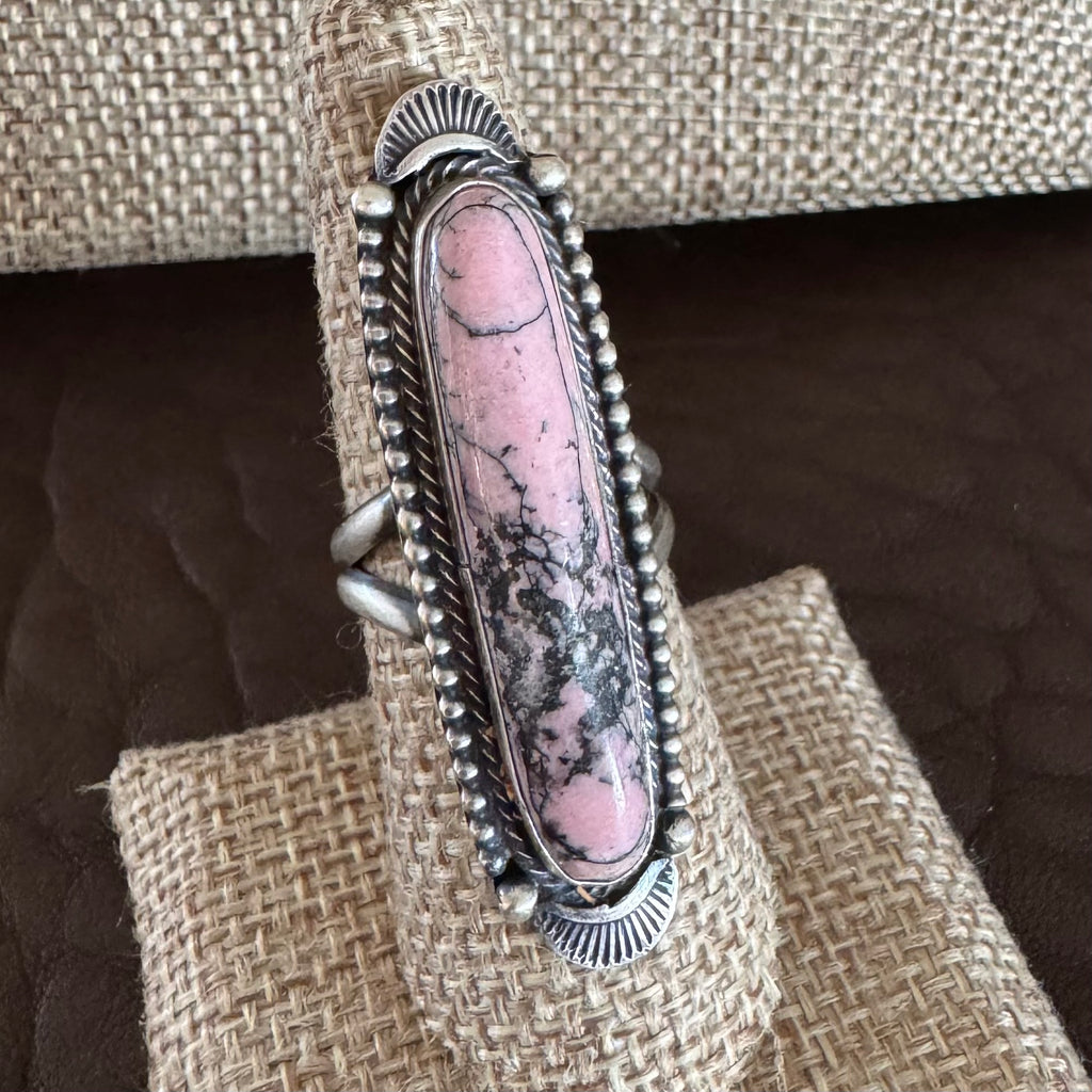 Rhodonite Ring by Sheila Tso Navajo Artist