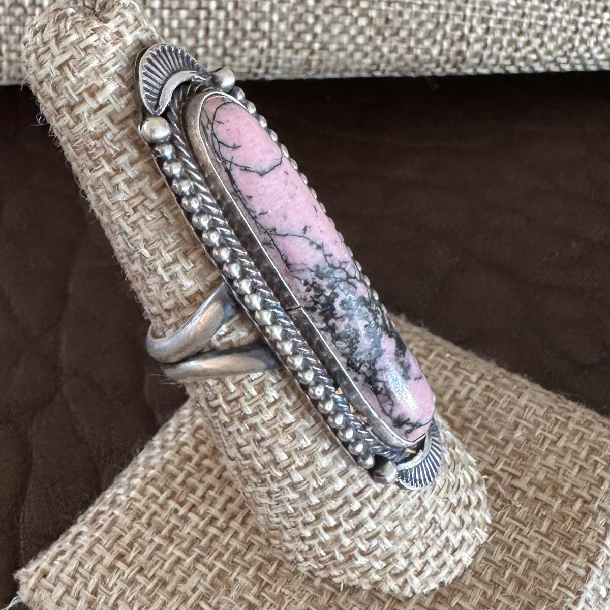 Rhodonite Ring by Sheila Tso Navajo Artist
