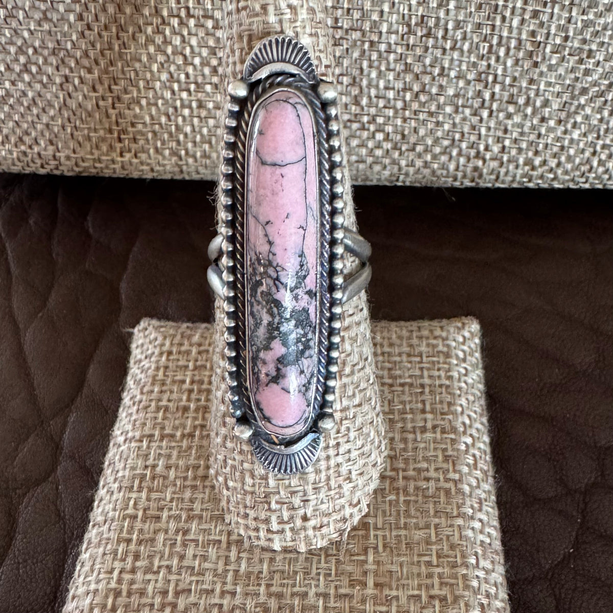 Rhodonite Ring by Sheila Tso Navajo Artist
