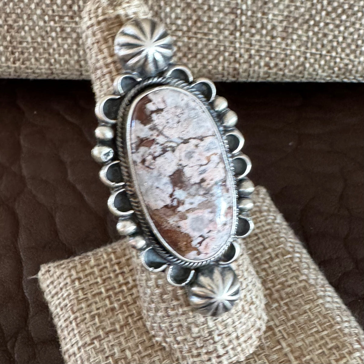 Wild Horse Sterling Silver Ring  by Rena Shelly, Navajo