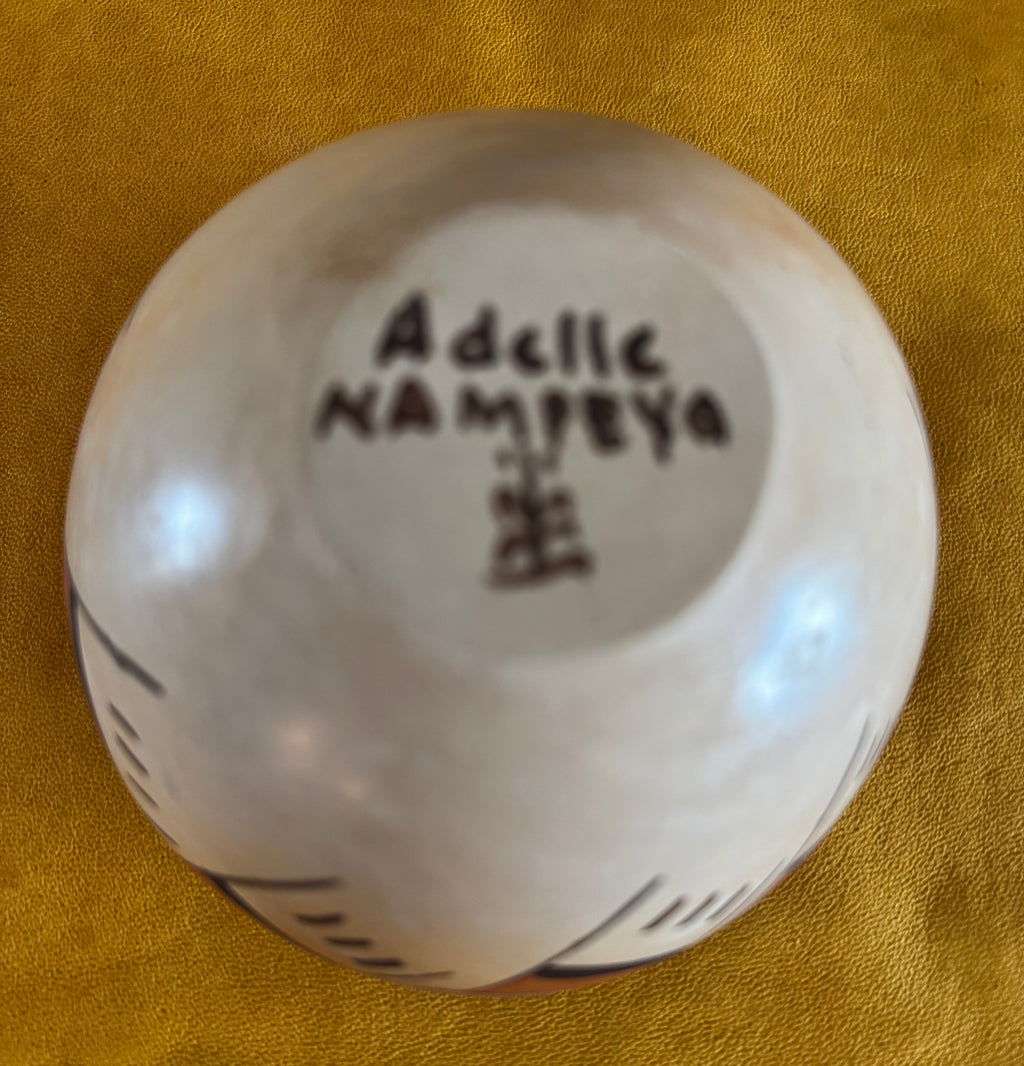 Adelle Nampeyo Hopi Handmade and Hand Painted Bowl