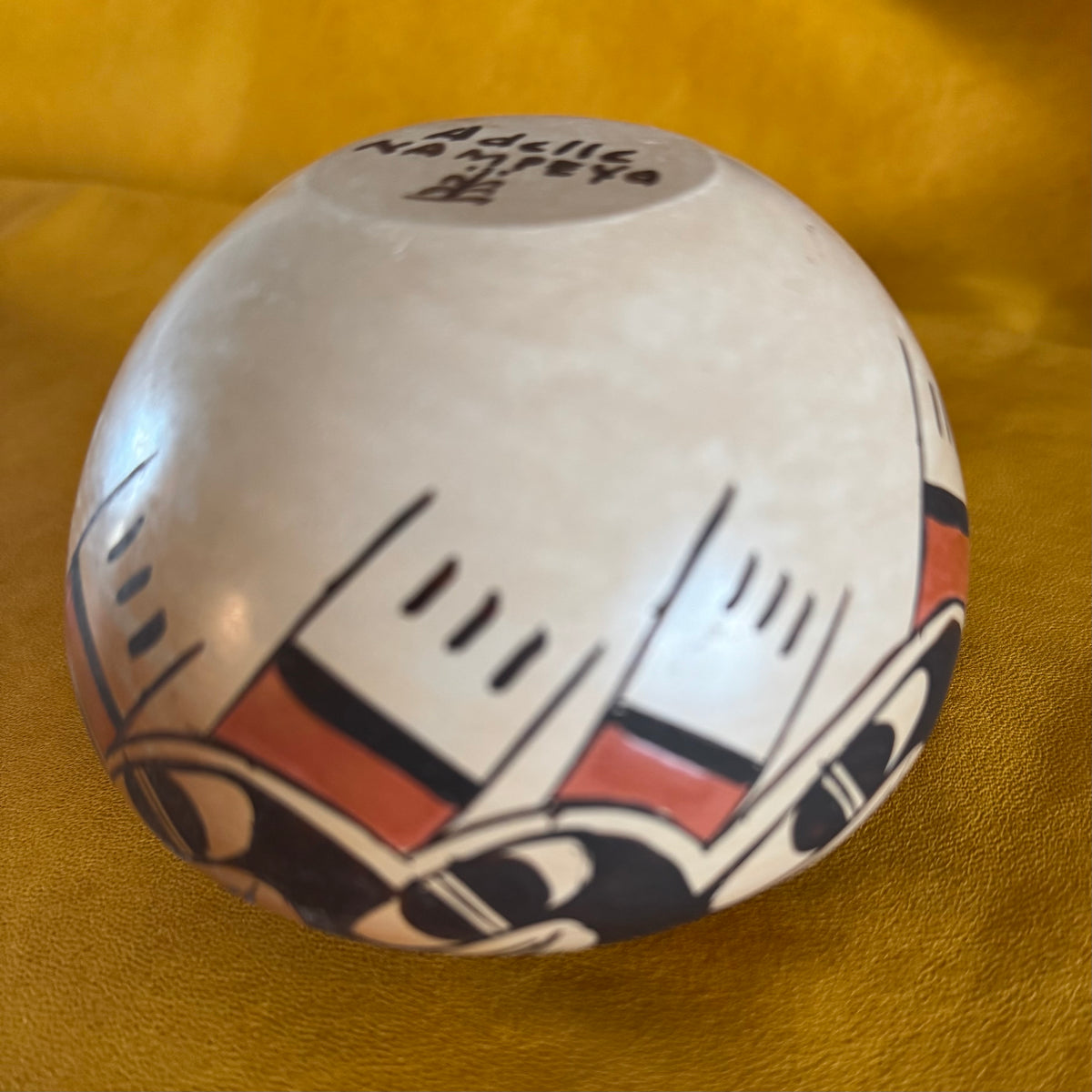 Adelle Nampeyo Hopi Handmade and Hand Painted Bowl