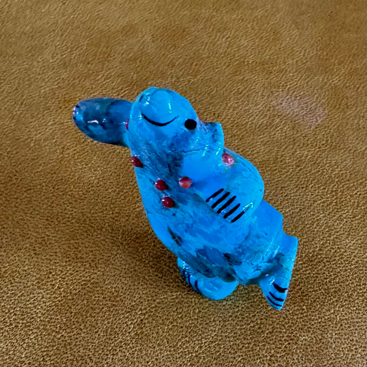 Zuni Carved Dancing Bear Fetish by Claudia Peina