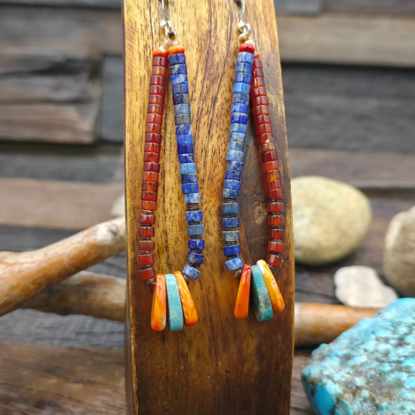 Multi-Stone Jacla Earrings