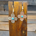 Turquoise Zia Dangle Earrings