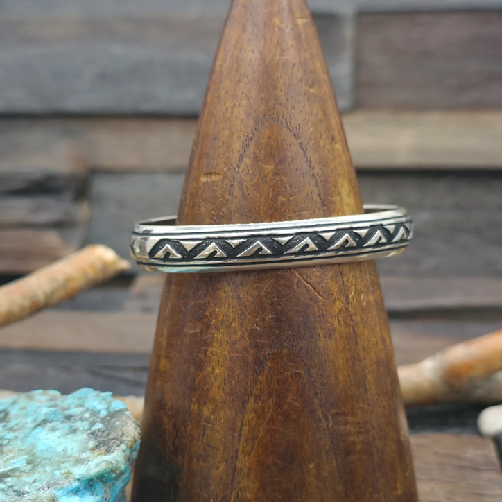 Sterling Silver Overlay Cuff