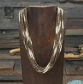 Ramona Calabaza Ombre Heishi Necklace