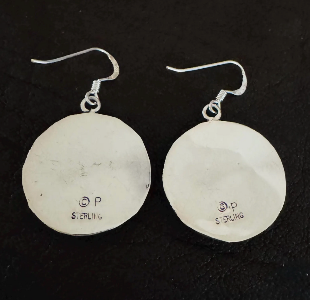 Orange Spiny Oyster Shadowbox Earrings